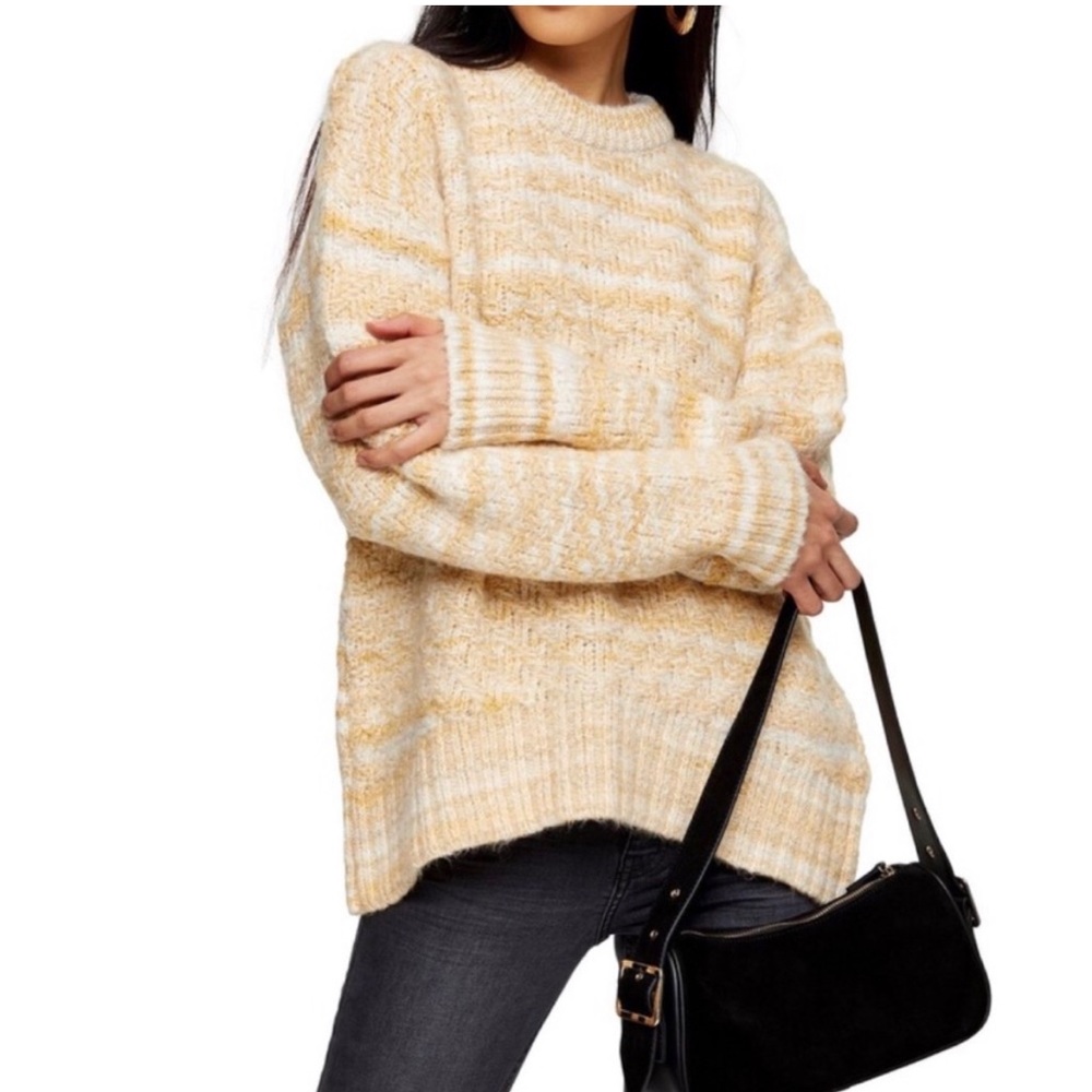 Topshop Tuck Stitch Sweater